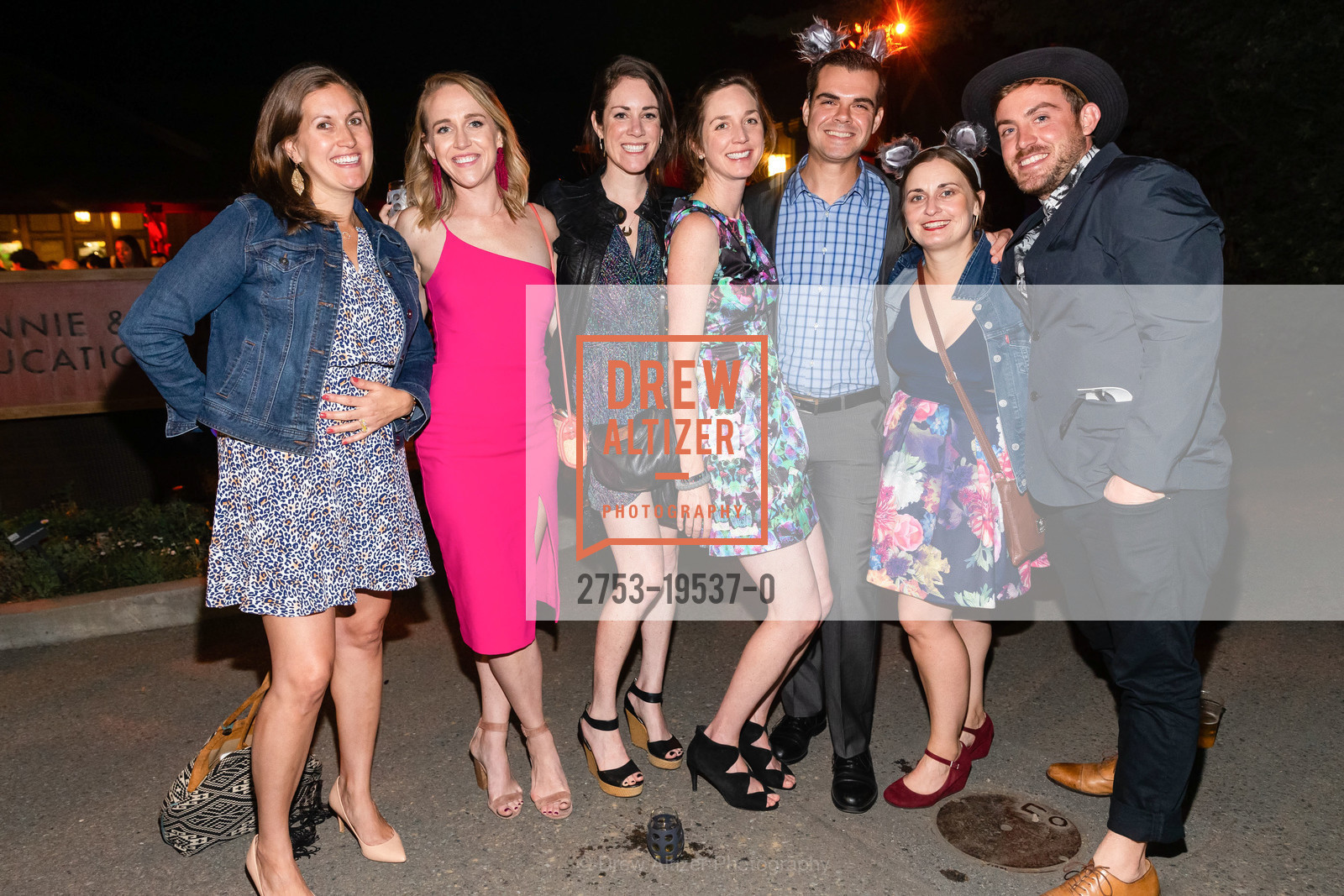 Johanna Villanueva, Mo Porter, Kerry Porter, Cahill Walsh, SF Zoo's Fur Ball 2019: MasqueROAR, SF Zoo. Sloat Blvd. & Great Highway, Photo #2753-19537-0 Johanna Villanueva, Mo Porter, Kerry Porter, Cahill Walsh, Photo #2753-19537-0