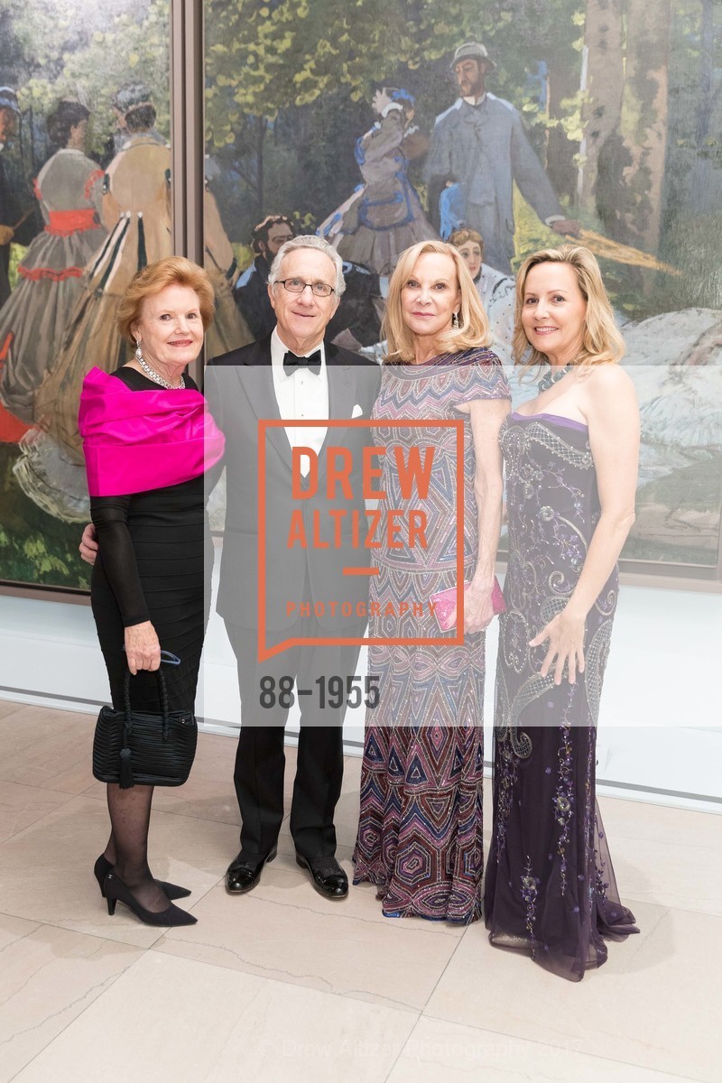Connie Baron, Barry Baron, Carole McNeil, Denise Ivory, Monet Dinner at the Legion of Honor, Legion of Honor, March 7th, 2017, Photo #88-1955 Connie Baron, Barry Baron, Carole McNeil, Denise Ivory, Photo #88-1955