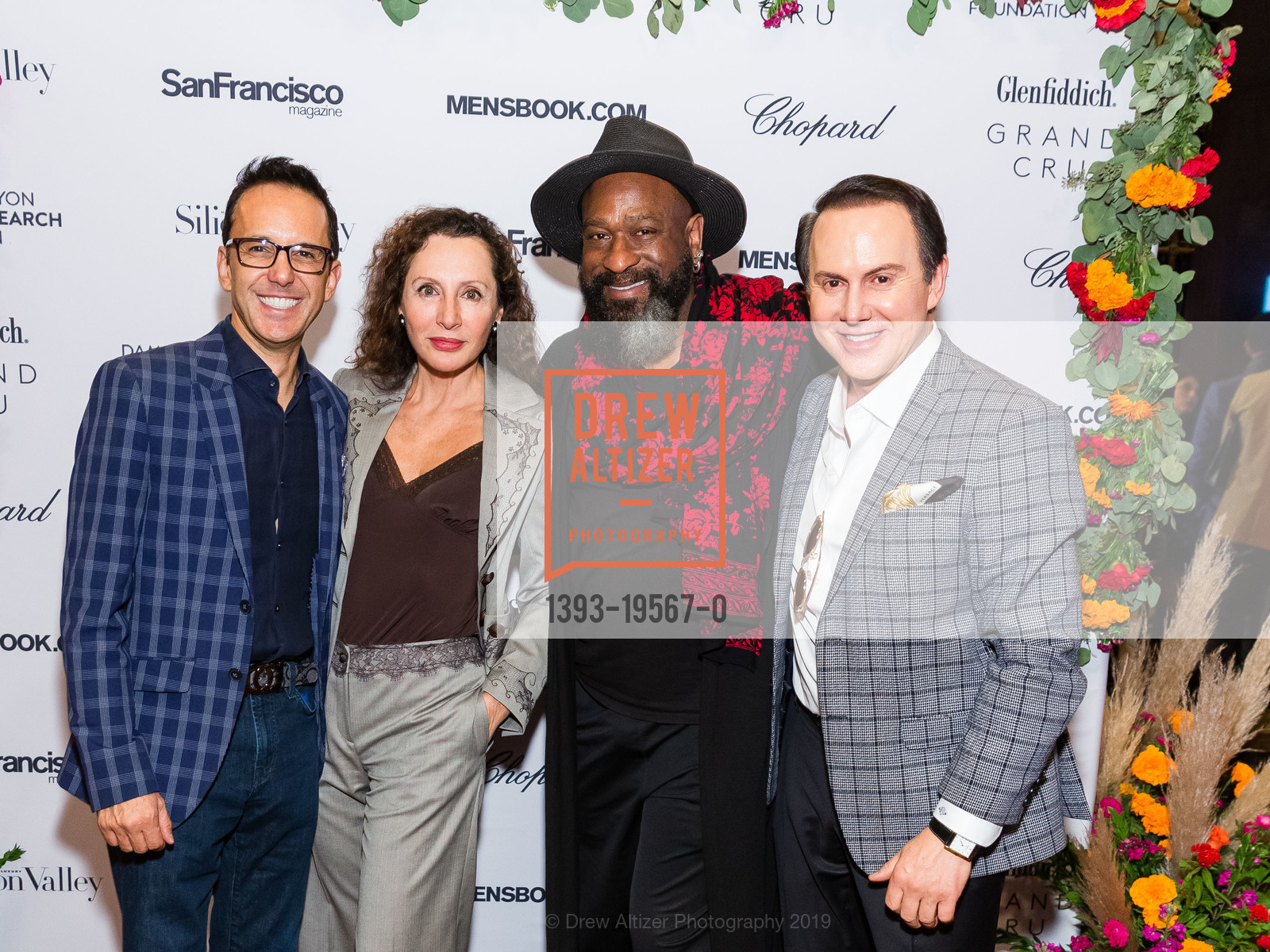 Mickey Gerold, Clara Shayevich, Charles Chip McNeal, Joel Goodrich, Modern Luxury Mensbook Launch Cocktail Hour, City Club of San Francisco. 155 Sansome St, October 29th, 2019, Photo #1393-19567-0 Mickey Gerold, Clara Shayevich, Charles Chip McNeal, Joel Goodrich, Photo #1393-19567-0
