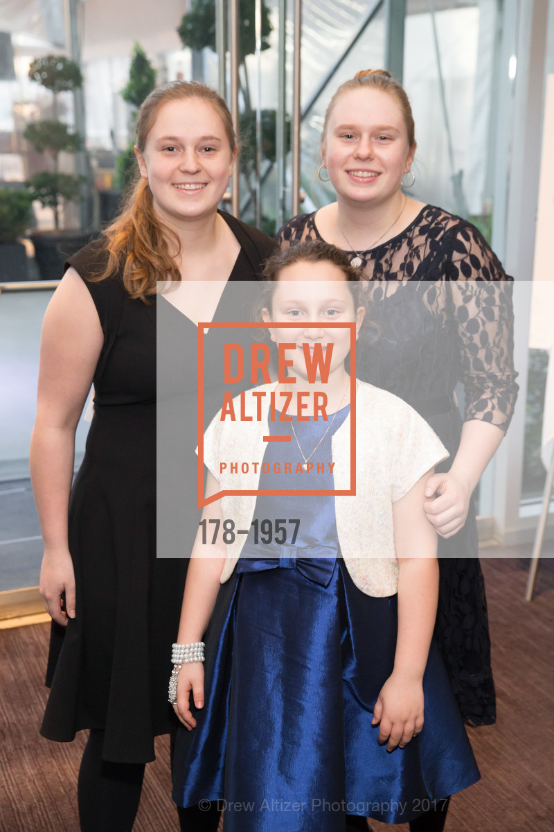 Audrey ?, Lina ?, Hannah Harris, San Francisco Philharmonia Baroque Orchestra & Chorale 2017 Winter Gala, St. Regis Hotel. 125 Third Street, March 10th, 2017, Photo #178-1957 Audrey ?, Lina ?, Hannah Harris, Photo #178-1957
