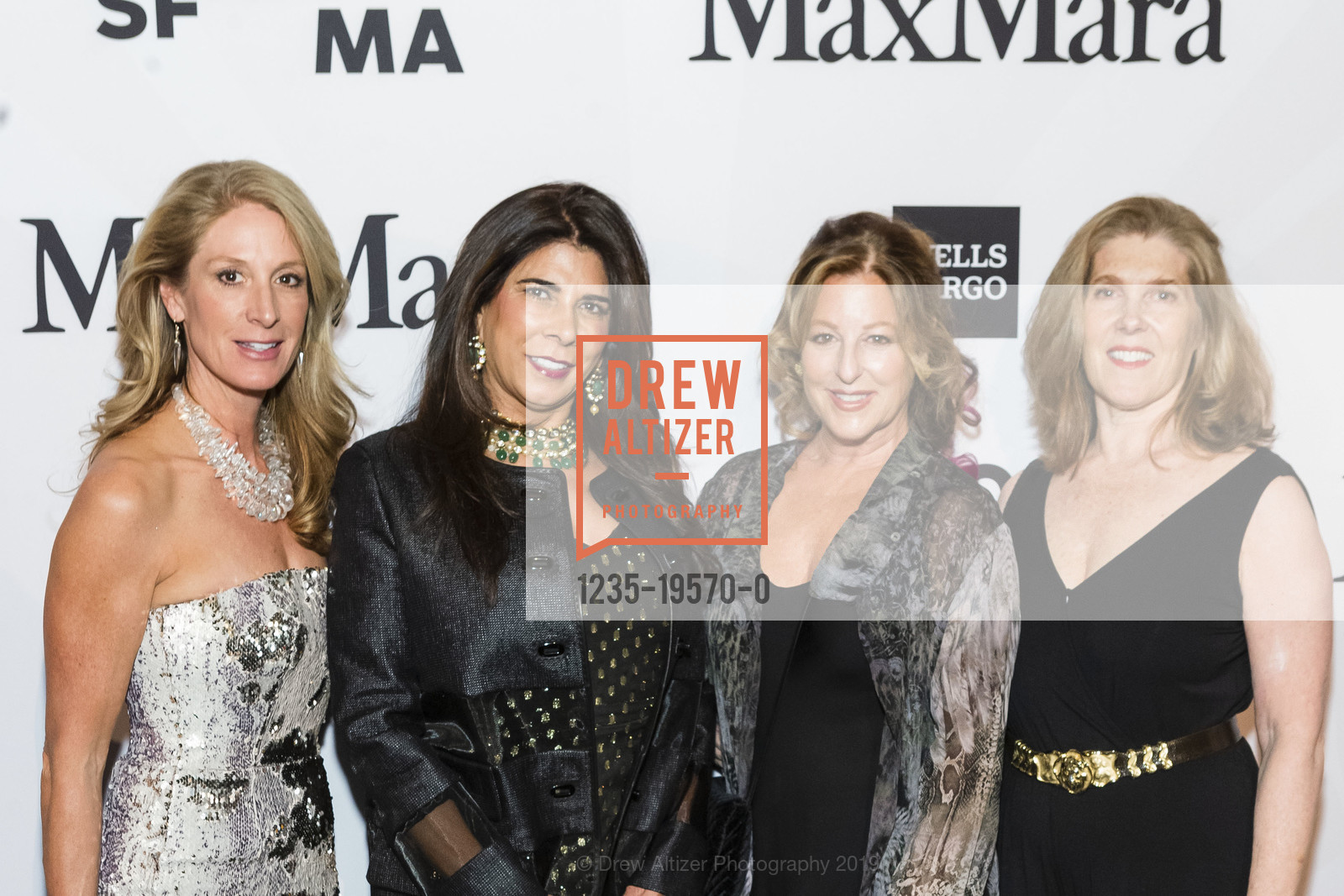 Lynn Carbone, Sujata Pherwani, Victoria Lauren Miller, Lesli Fellman, SFMOMA Contemporary Vision Award Honoring Neri Oxman 2019, SFMOMA, October 30th, 2019, Photo #1235-19570-0 Lynn Carbone, Sujata Pherwani, Victoria Lauren Miller, Lesli Fellman, Photo #1235-19570-0