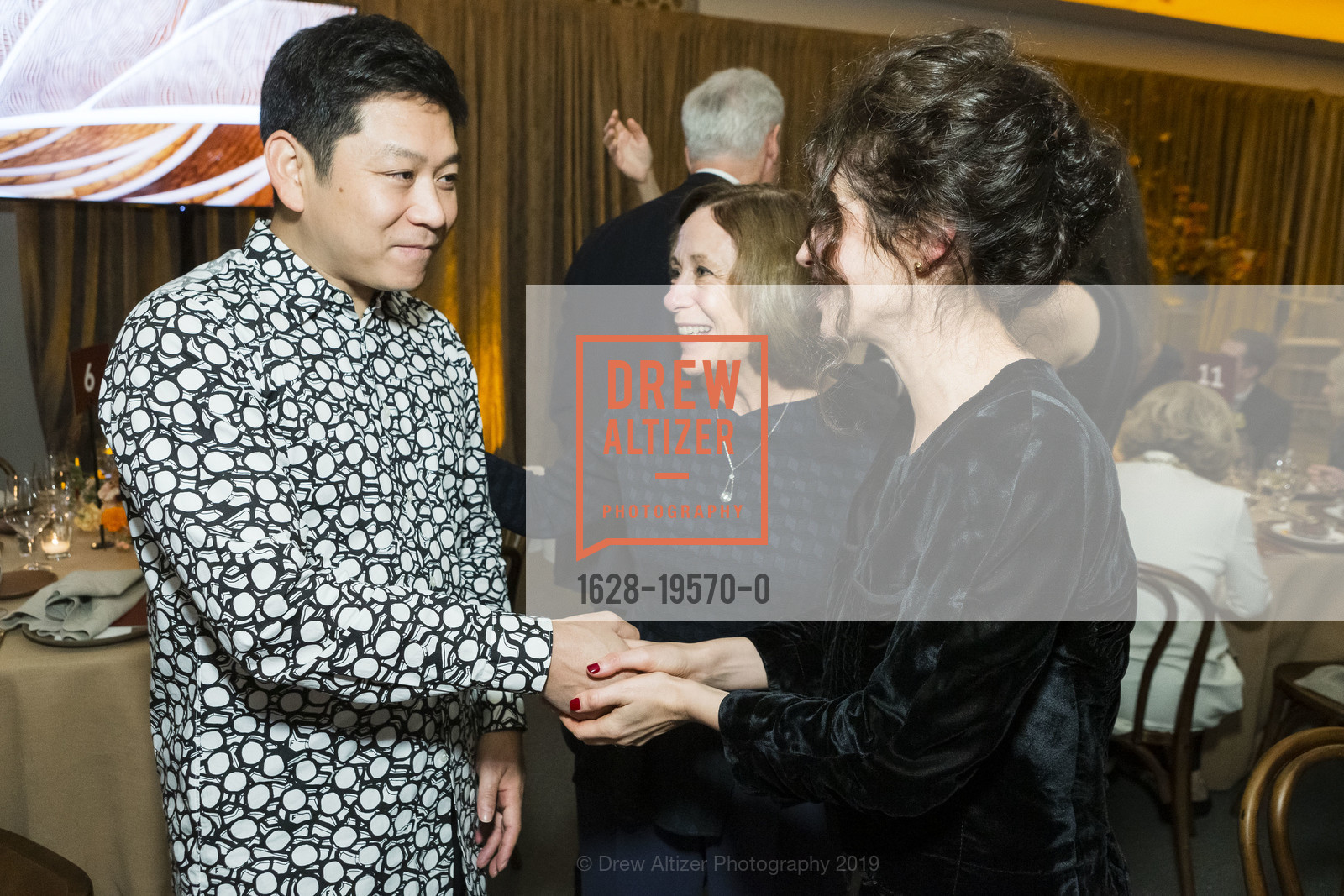Kohei Nawa, Neri Oxman, SFMOMA Contemporary Vision Award Honoring Neri Oxman 2019, SFMOMA, October 30th, 2019, Photo #1628-19570-0 Kohei Nawa, Neri Oxman, Photo #1628-19570-0