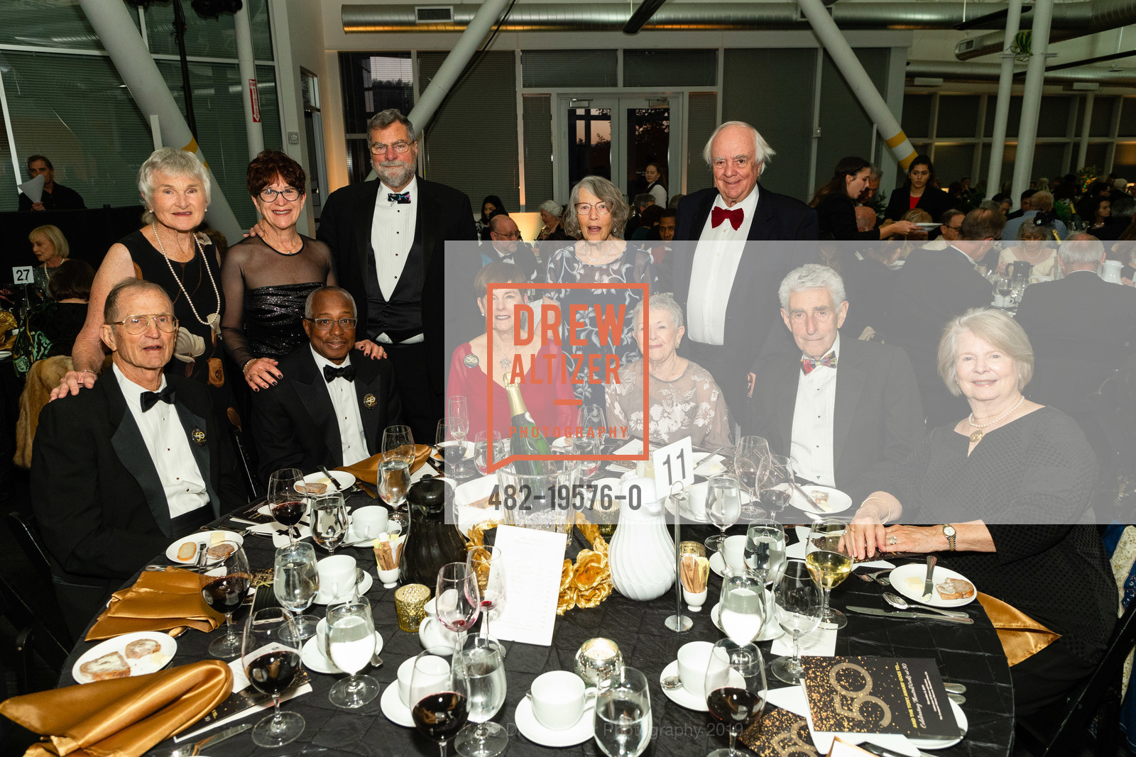Steve Brugler, Gayle Brugler, Elissa Wellikson, Ed Anderson, Tim Shroyer, Lois Anderson, Jones Claiborne, Iris Korol, Nancy Ginsberg-Stern, Hal Korol, CELEBRATING THEATREWORKS AT 50: And the Tony Award Goes to..., Computer History Museum. 1401 N Shoreline Blvd, November 2nd, 2019, Photo #482-19576-0 Steve Brugler, Gayle Brugler, Elissa Wellikson, Ed Anderson, Tim Shroyer, Lois Anderson, Jones Claiborne, Iris Korol, Nancy Ginsberg-Stern, Hal Korol, Photo #482-19576-0