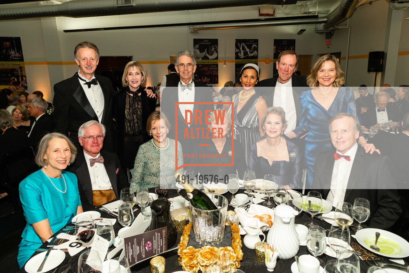 Judy Leep, Lynn Piernon, Tom Leep, Cynthia Keely, Julie Kaufman, Bert Keely, Marcia Pade, Bill Pade, CELEBRATING THEATREWORKS AT 50: And the Tony Award Goes to..., Computer History Museum. 1401 N Shoreline Blvd, November 2nd, 2019, Photo #491-19576-0 Judy Leep, Lynn Piernon, Tom Leep, Cynthia Keely, Julie Kaufman, Bert Keely, Marcia Pade, Bill Pade, Photo #491-19576-0
