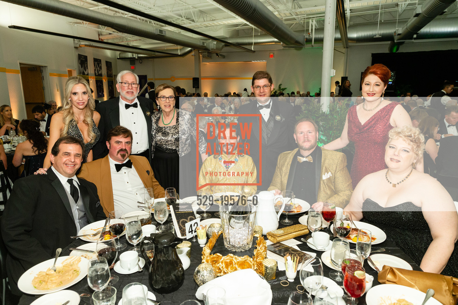 Steve Daversa, Cami Spiegel, Chris Knight, Celso Dulay, Jim Crockard, Scott Devine, Melanie Crockard, Edie Devine, CELEBRATING THEATREWORKS AT 50: And the Tony Award Goes to..., Computer History Museum. 1401 N Shoreline Blvd, November 2nd, 2019, Photo #529-19576-0 Steve Daversa, Cami Spiegel, Chris Knight, Celso Dulay, Jim Crockard, Scott Devine, Melanie Crockard, Edie Devine, Photo #529-19576-0