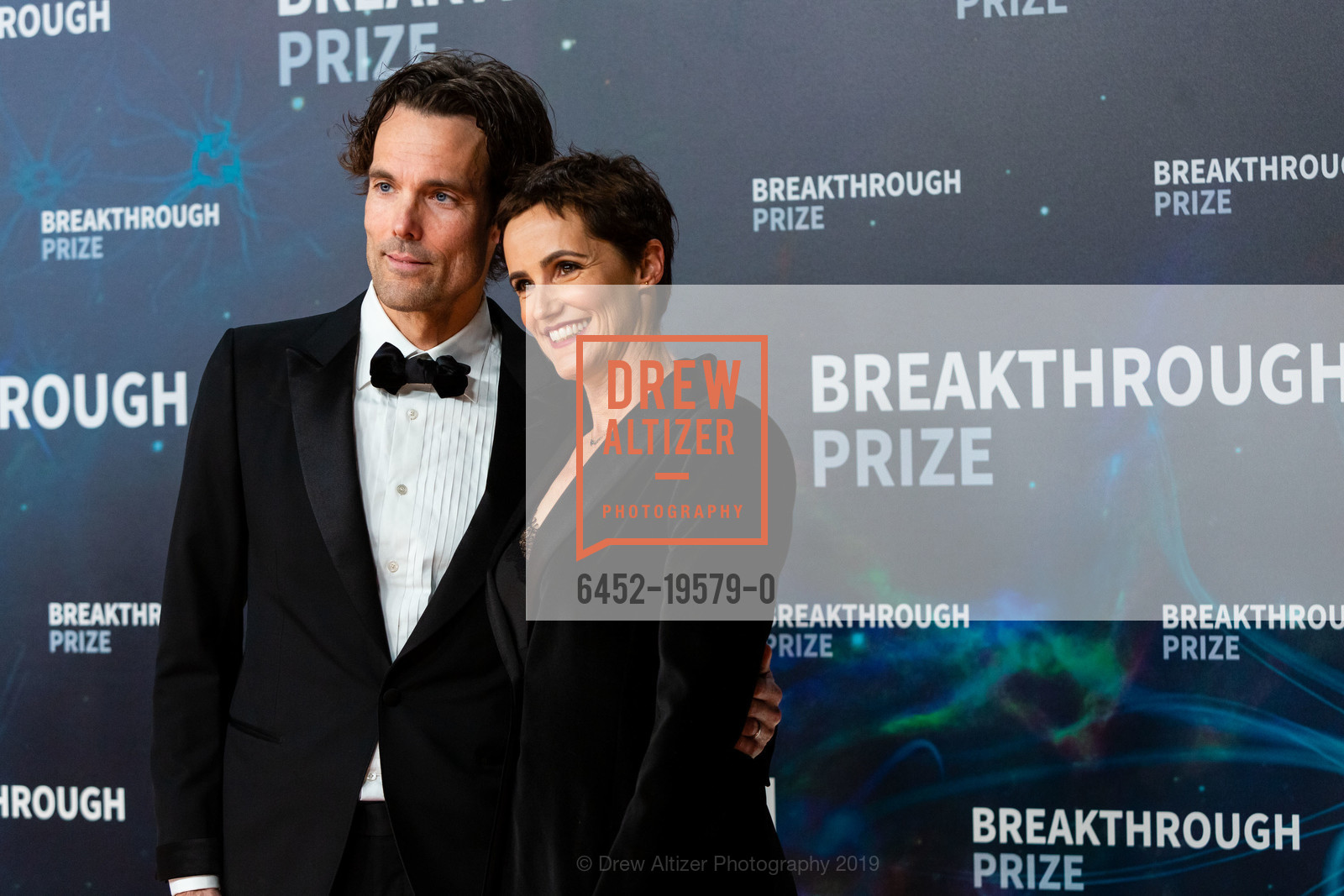 Philipp Schindler, Andrea Schindler, 8th Annual Breakthrough Prize Awards, NASA Ames Research Center, Hangar One. Moffett Federal Airfield, November 3rd, 2019, Photo #6452-19579-0 Philipp Schindler, Andrea Schindler, Photo #6452-19579-0