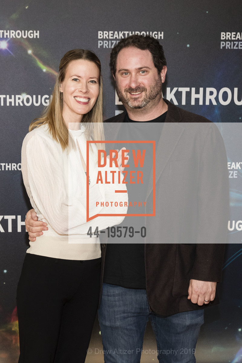 Noelle Moseley, Brian Singerman, 8th Annual Breakthrough Prize Awards, NASA Ames Research Center, Hangar One. Moffett Federal Airfield, November 3rd, 2019, Photo #44-19579-0 Noelle Moseley, Brian Singerman, Photo #44-19579-0