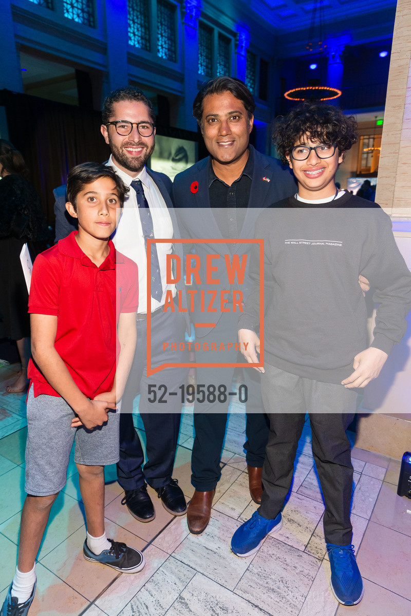 Avery Sarkar, Sebastian Nichols, Rana Sarkas, Seth Sarkas, International Ocean Film Festival Off the Reef Fall Benefit, Bently Reserve. 301 Battery Street, November 2nd, 2019, Photo #52-19588-0 Avery Sarkar, Sebastian Nichols, Rana Sarkas, Seth Sarkas, Photo #52-19588-0