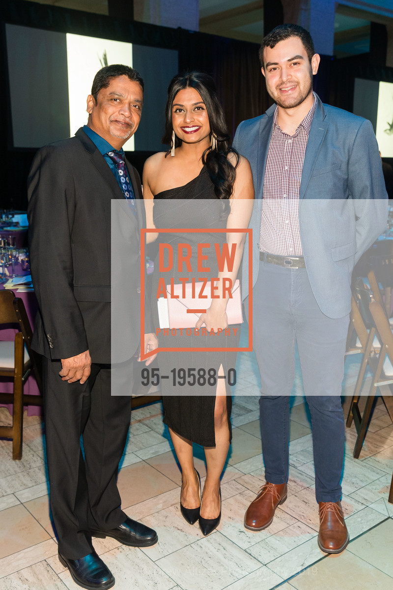 Tony Dumbhalia, Chandni Dumbhalia, Michael Saldana, International Ocean Film Festival Off the Reef Fall Benefit, Bently Reserve. 301 Battery Street, November 2nd, 2019, Photo #95-19588-0 Tony Dumbhalia, Chandni Dumbhalia, Michael Saldana, Photo #95-19588-0