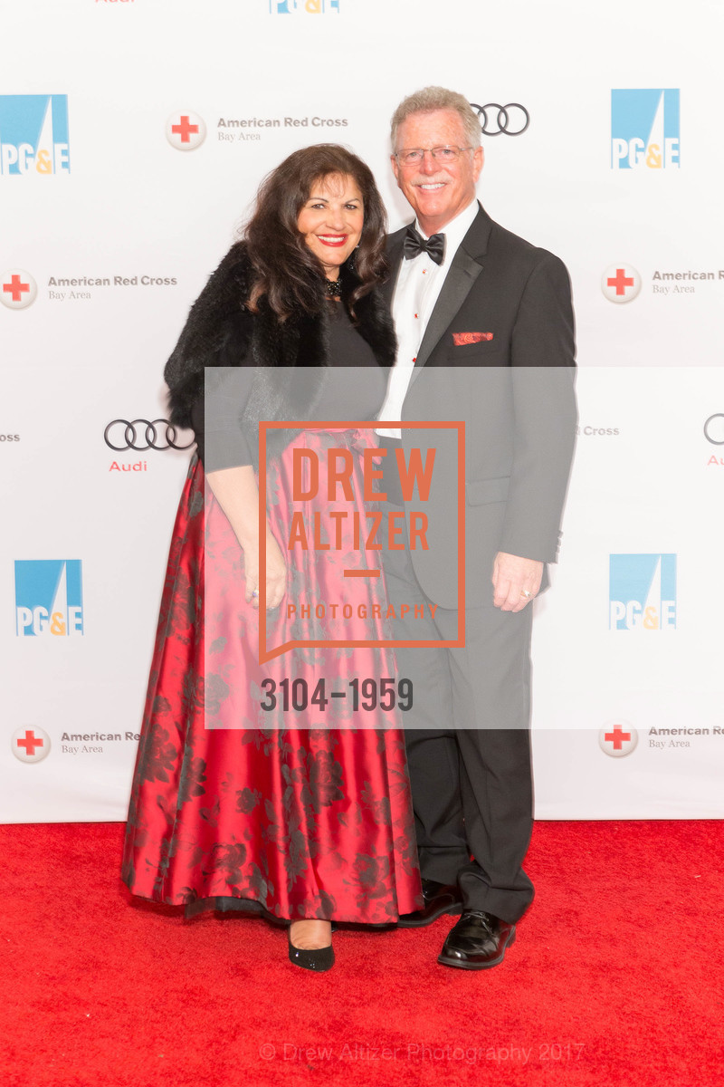 Mary Louise Rainey, Dave Rainey, Red Cross Gala 2017, Julia Morgan Ballroom. 465 California St San Francisco, California 94104, March 11th, 2017, Photo #3104-1959 Mary Louise Rainey, Dave Rainey, Photo #3104-1959