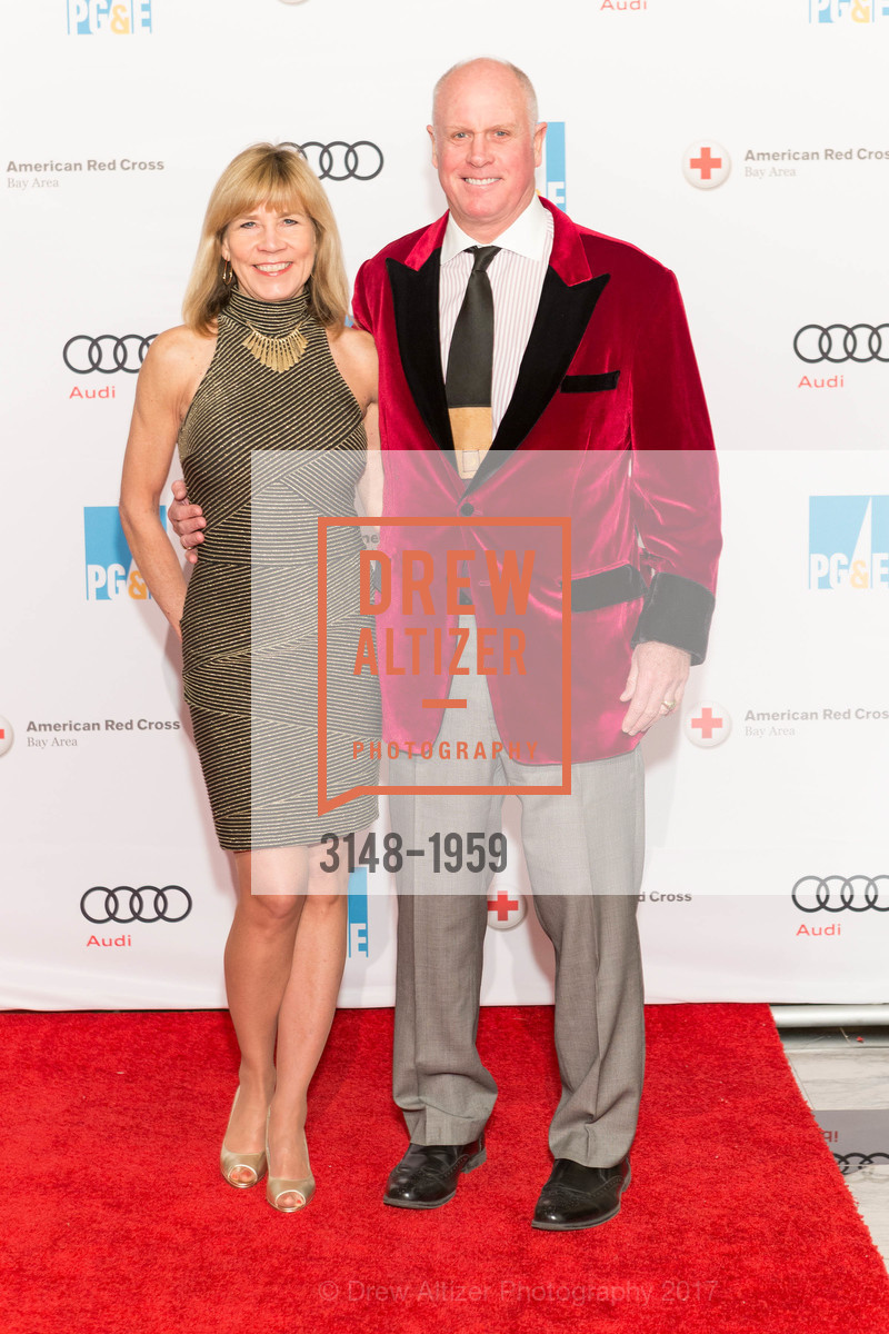 CC Raeside, CeCe, Bruce Woodward, Red Cross Gala 2017, Julia Morgan Ballroom. 465 California St San Francisco, California 94104, March 11th, 2017, Photo #3148-1959 CC Raeside, CeCe, Bruce Woodward, Photo #3148-1959