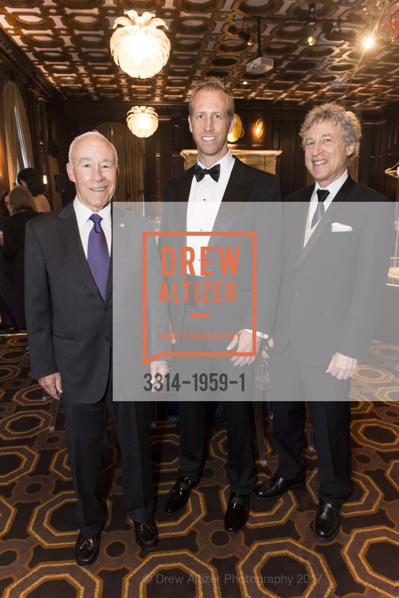 Mike Myatt, Jake Harriman, Russell Lemle, Red Cross Gala 2017, Julia Morgan Ballroom. 465 California St San Francisco, California 94104, March 11th, 2017, Photo #3314-1959-1 Mike Myatt, Jake Harriman, Russell Lemle, Photo #3314-1959-1
