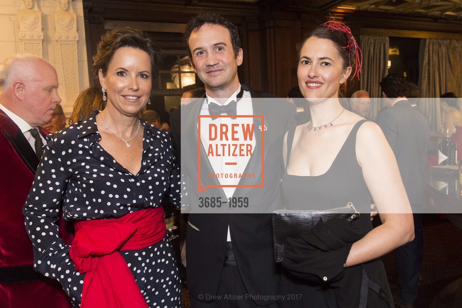 Kate Smith, Andrew Whittaker, Alex Whittaker, Red Cross Gala 2017, Julia Morgan Ballroom. 465 California St San Francisco, California 94104, March 11th, 2017, Photo #3685-1959 Kate Smith, Andrew Whittaker, Alex Whittaker, Photo #3685-1959
