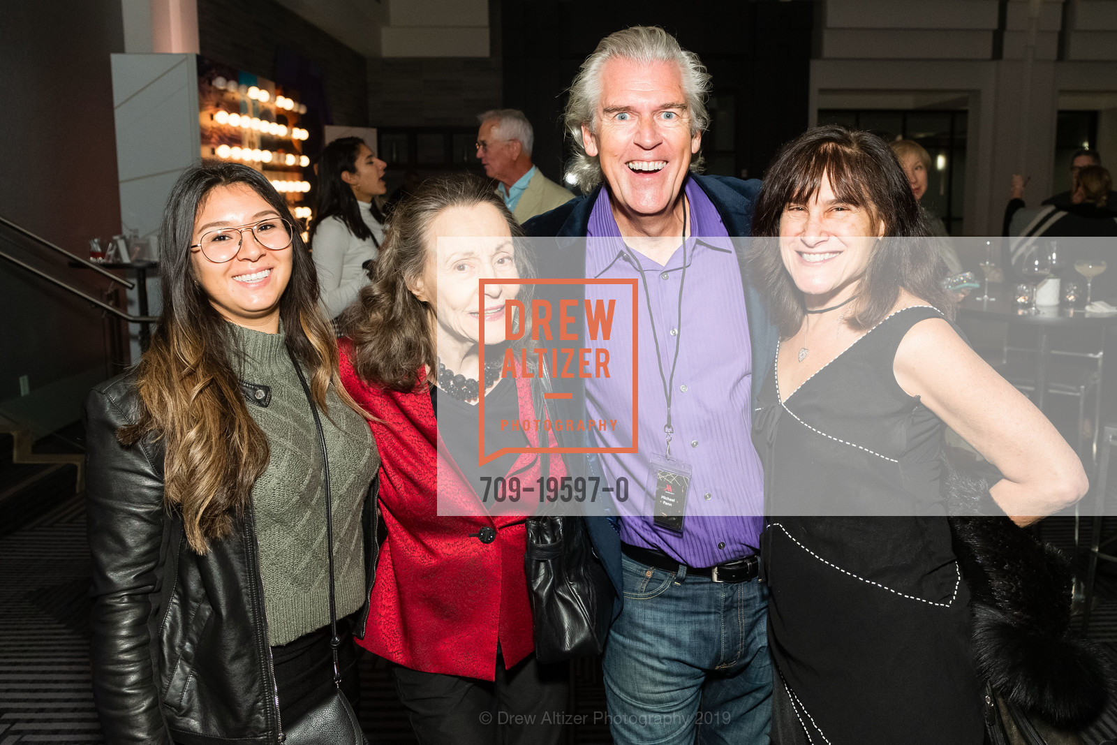 Alejandra Marin, Doris Tumey, Michael Anthony, Ellen Levin, San Francisco Marriott Marquis - Let Your Mind Travel Event, Marriott Marque. 780 Mission Street, November 4th, 2019, Photo #709-19597-0 Alejandra Marin, Doris Tumey, Michael Anthony, Ellen Levin, Photo #709-19597-0