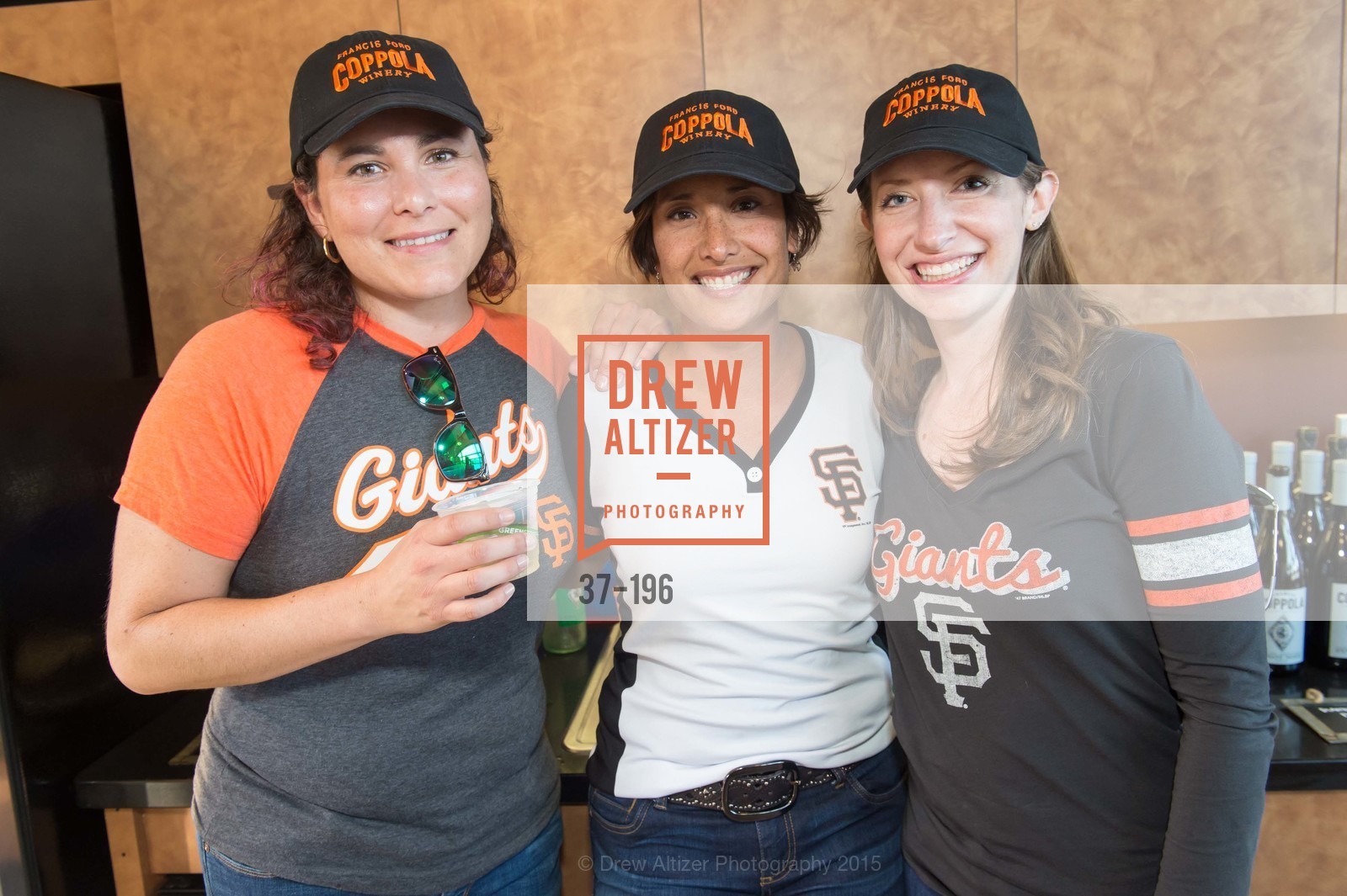 Natalie Dale, Lise Asimont, Meghan Rech, Francis Ford Coppola Winery Presents Diamond on the Diamond, San Francisco Giants AT&T Park, Virgin America Loft. 24 Willie Mays Plaza, July 10th, 2015