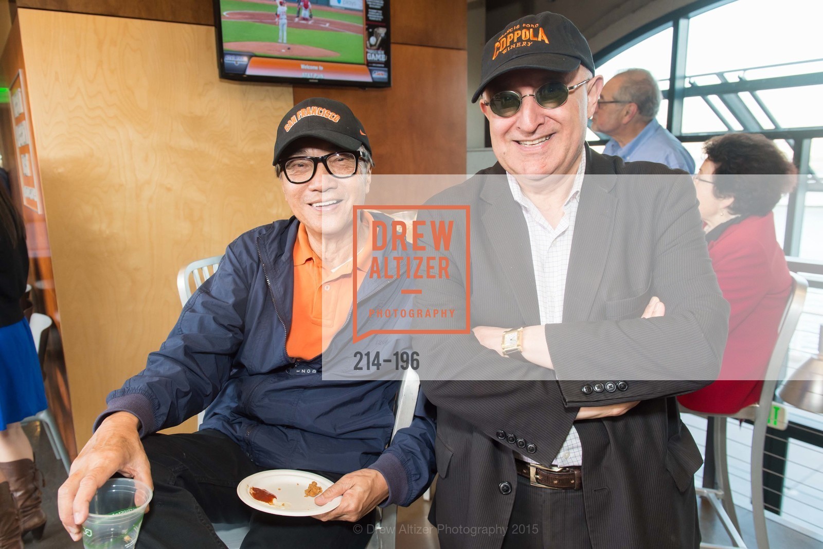 Chek Tan, Ali Ghabarian, Gucci & Vogue Dinner, San Francisco Giants AT&T Park, Virgin America Loft. 24 Willie Mays Plaza, July 10th, 2015, Photo #214-196 Chek Tan, Ali Ghabarian, Photo #214-196