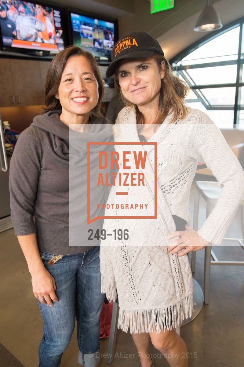 Sarah Sung, Mimi Towle, Gucci & Vogue Dinner, San Francisco Giants AT&T Park, Virgin America Loft. San Francisco Giants AT&T Park, Virgin America Loft . 24 Willie Mays Plaza, July 10th, 2015, Photo #249-196 Sarah Sung, Mimi Towle, Photo #249-196