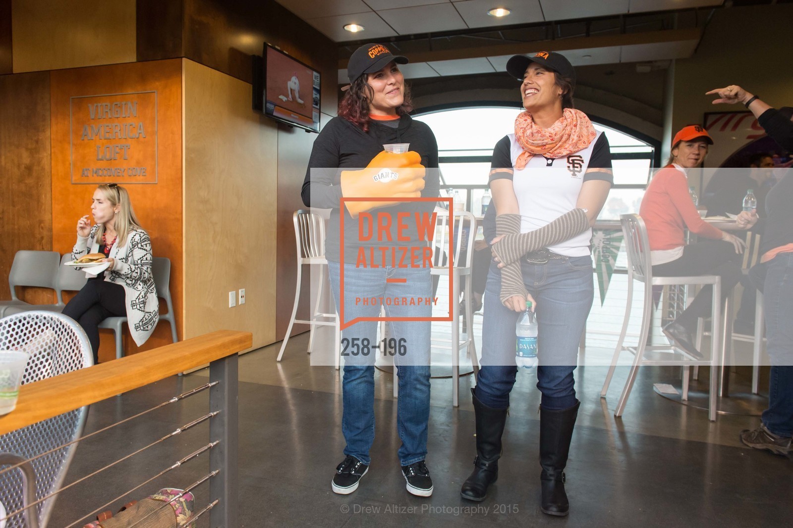 Natalie Dale, Lise Asimont, Gucci & Vogue Dinner, San Francisco Giants AT&T Park, Virgin America Loft. San Francisco Giants AT&T Park, Virgin America Loft . 24 Willie Mays Plaza, July 10th, 2015, Photo #258-196 Natalie Dale, Lise Asimont, Photo #258-196