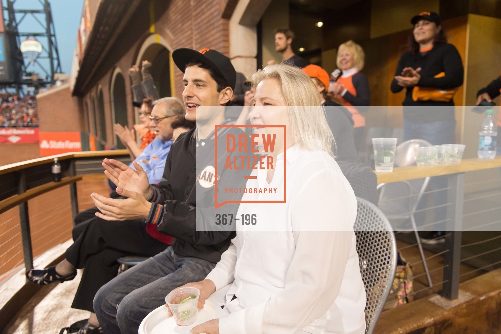 Nick Fuhrman, Janice Furhman, Gucci & Vogue Dinner, San Francisco Giants AT&T Park, Virgin America Loft. San Francisco Giants AT&T Park, Virgin America Loft . 24 Willie Mays Plaza, July 10th, 2015, Photo #367-196 Nick Fuhrman, Janice Furhman, Photo #367-196