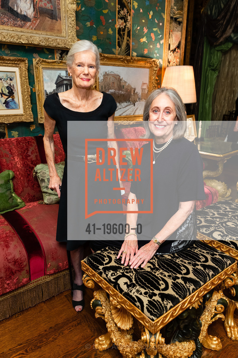 Janet Dunbar, Gail Stern, Gordon and Ann Getty Host Director’s Circle Breast Cancer Research, Private Residence, November 4th, 2019, Photo #41-19600-0 Janet Dunbar, Gail Stern, Photo #41-19600-0