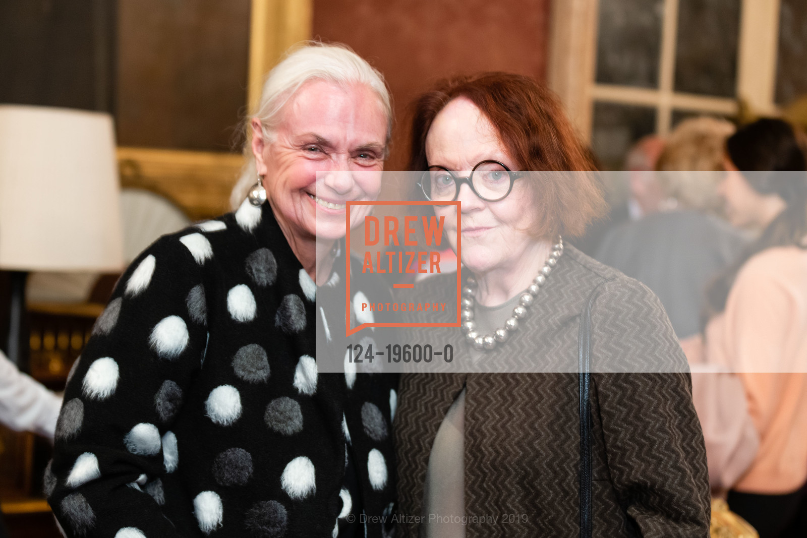 Amy McCombs, Susan Sprunk, Gordon and Ann Getty Host Director’s Circle Breast Cancer Research, Private Residence, November 4th, 2019, Photo #124-19600-0 Amy McCombs, Susan Sprunk, Photo #124-19600-0