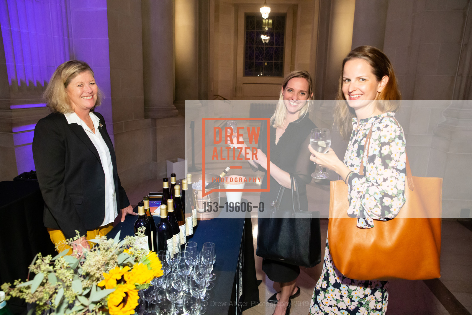 Lisa Olson, Margot Grant-Gould, Diana Freeburg, 18th Annual March of Dimes Signature Chefs Auction & Gala, San Francisco City Hall. 1 Dr. Carlton B. Goodlett Place, November 7th, 2019, Photo #153-19606-0 Lisa Olson, Margot Grant-Gould, Diana Freeburg, Photo #153-19606-0