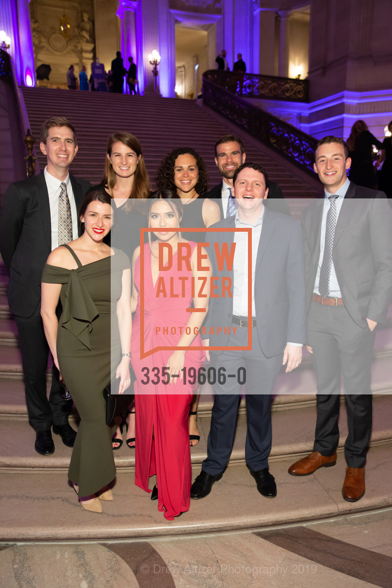 Brittany Kirkendall, Yvonne Ruiz, Marta Andres, Nick Shelton, Josh Blatt, 18th Annual March of Dimes Signature Chefs Auction & Gala, San Francisco City Hall. 1 Dr. Carlton B. Goodlett Place, November 7th, 2019, Photo #335-19606-0 Brittany Kirkendall, Yvonne Ruiz, Marta Andres, Nick Shelton, Josh Blatt, Photo #335-19606-0