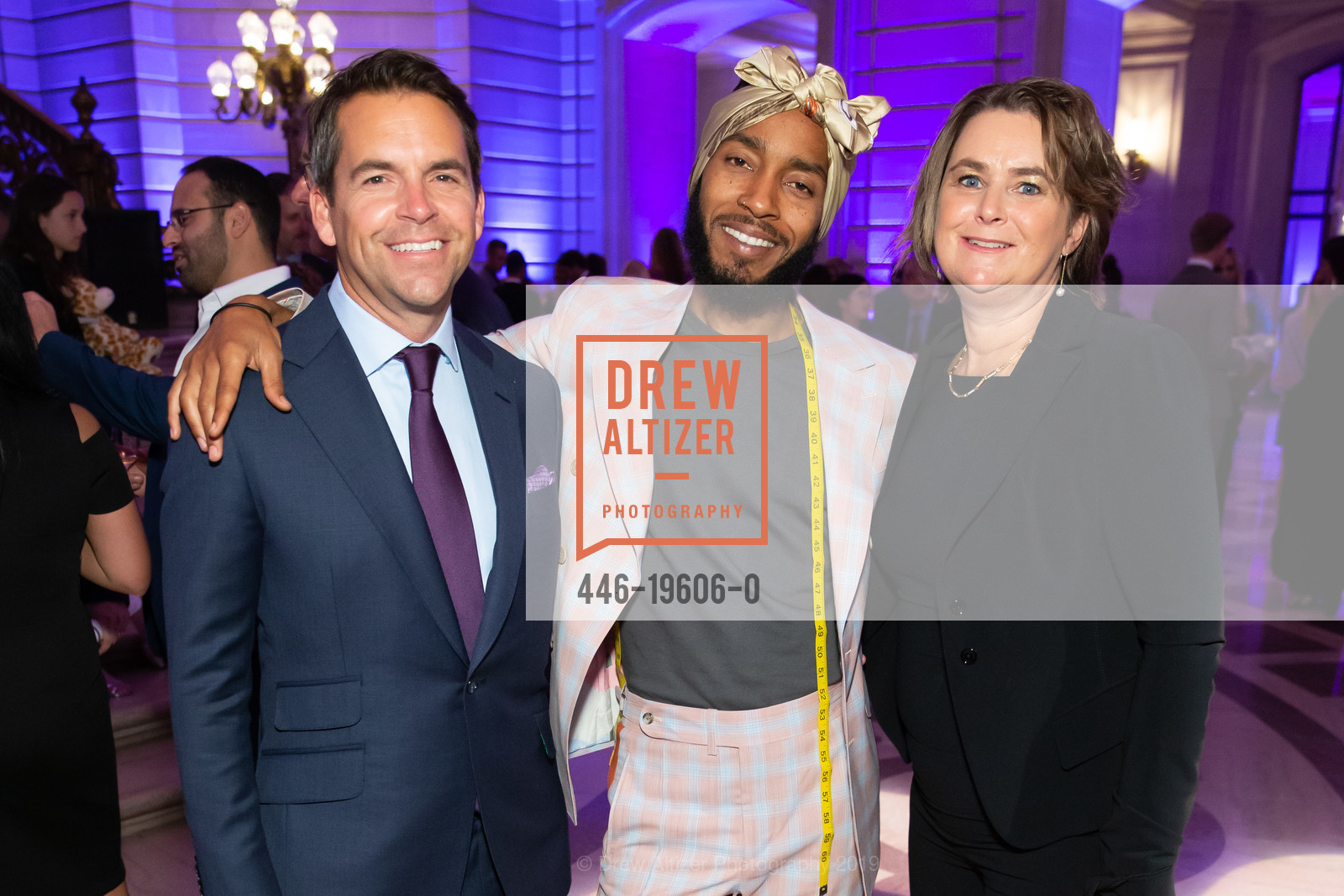 Robert Pinnix, Rickfresh, Jose van Dijk, 18th Annual March of Dimes Signature Chefs Auction & Gala, San Francisco City Hall. 1 Dr. Carlton B. Goodlett Place, November 7th, 2019, Photo #446-19606-0 Robert Pinnix, Rickfresh, Jose van Dijk, Photo #446-19606-0