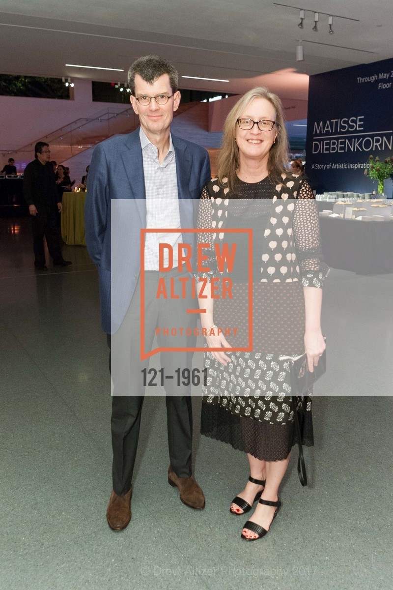 Wes Mitchell, Janet Bishop, Matisse/Diebenkorn Preview and Reception at SFMOMA, SF MOMA, March 8th, 2017, Photo #121-1961 Wes Mitchell, Janet Bishop, Photo #121-1961