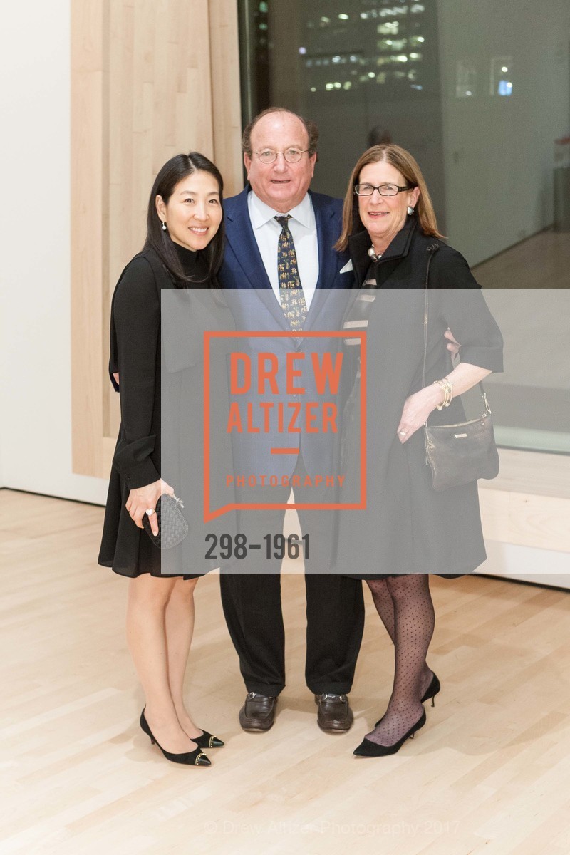 Sharon Kim, Russell Notides, Ellanor Notides, Matisse/Diebenkorn Preview and Reception at SFMOMA, SF MOMA, March 8th, 2017, Photo #298-1961 Sharon Kim, Russell Notides, Ellanor Notides, Photo #298-1961