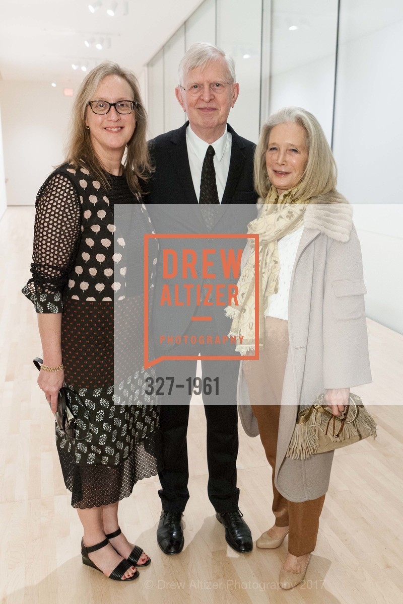 Janet Bishop, John Elderfield, Mimi Haas, Matisse/Diebenkorn Preview and Reception at SFMOMA, SF MOMA, March 8th, 2017, Photo #327-1961 Janet Bishop, John Elderfield, Mimi Haas, Photo #327-1961