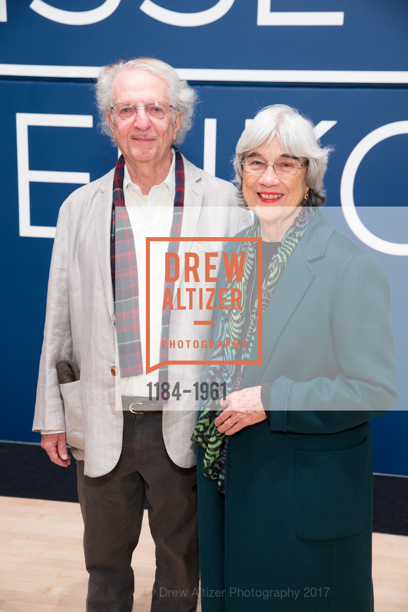 Tom Marioni, Kathan Brown, Matisse/Diebenkorn Preview and Reception at SFMOMA, SF MOMA, March 8th, 2017, Photo #1184-1961 Tom Marioni, Kathan Brown, Photo #1184-1961