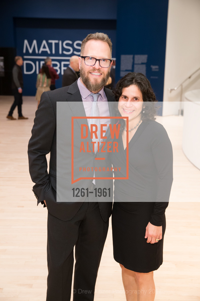 David Funk, Jessica Woznak, Matisse/Diebenkorn Preview and Reception at SFMOMA, SF MOMA, March 8th, 2017, Photo #1261-1961 David Funk, Jessica Woznak, Photo #1261-1961