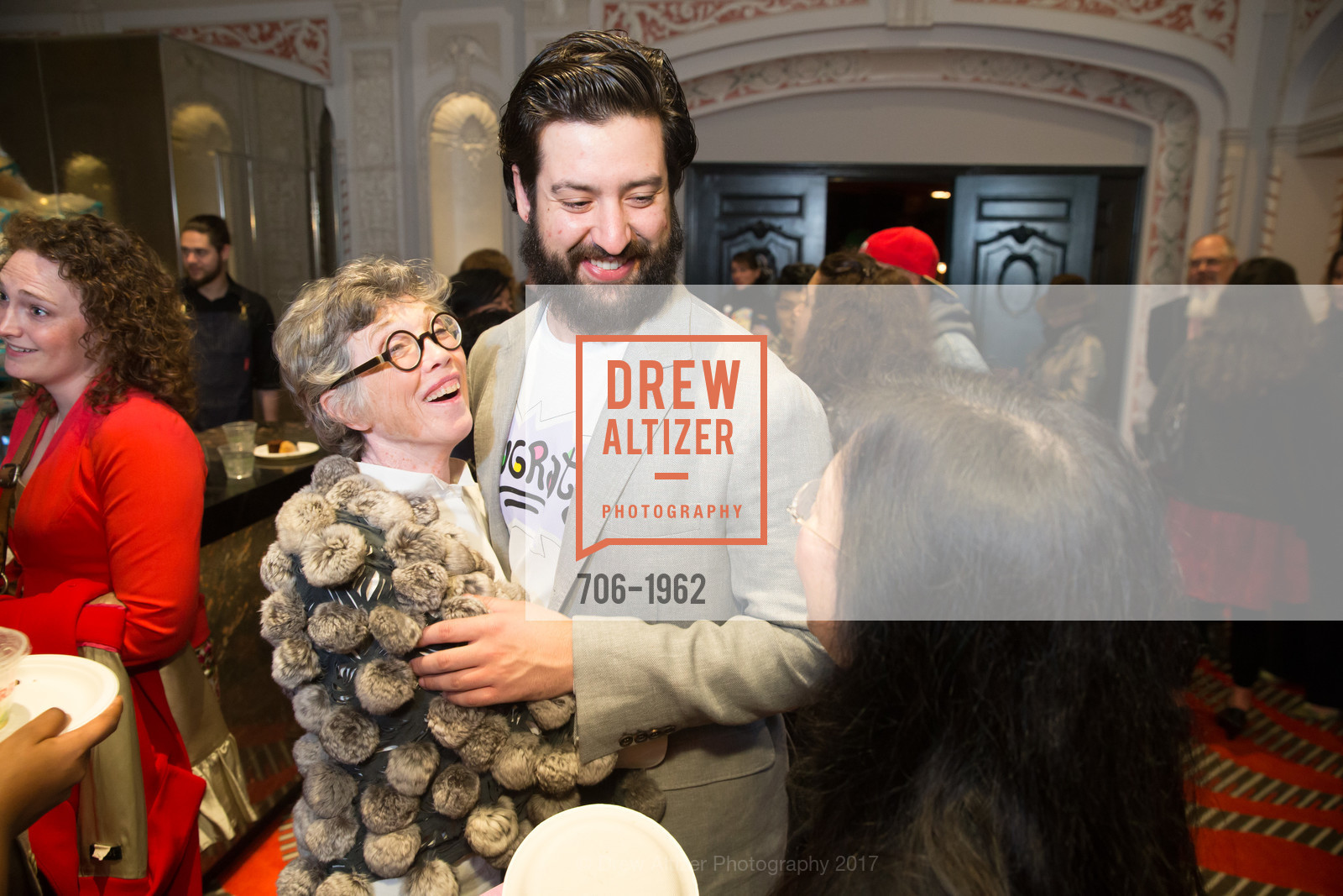 Carole Shorenstein Hays, Wally Hays, "Eclipsed" Opening Night at the Curran theater, Curran Theater. 445 Geary Street, March 9th, 2017, Photo #706-1962 Carole Shorenstein Hays, Wally Hays, Photo #706-1962