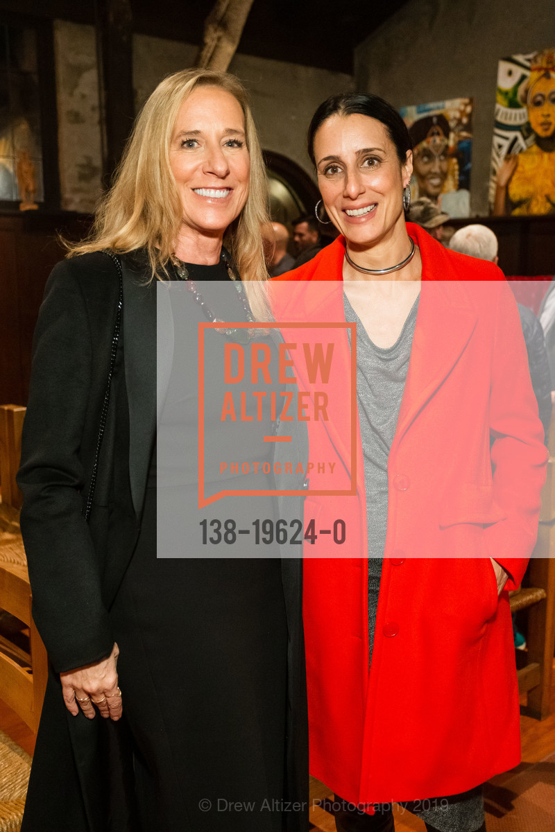 Jill Reber Hamer, Christine Bronstein, Human Needs Project Dinner prepared by Alice Waters 2019, Swedenborgian Church. 2107 Lyon Street, November 6th, 2019, Photo #138-19624-0 Jill Reber Hamer, Christine Bronstein, Photo #138-19624-0