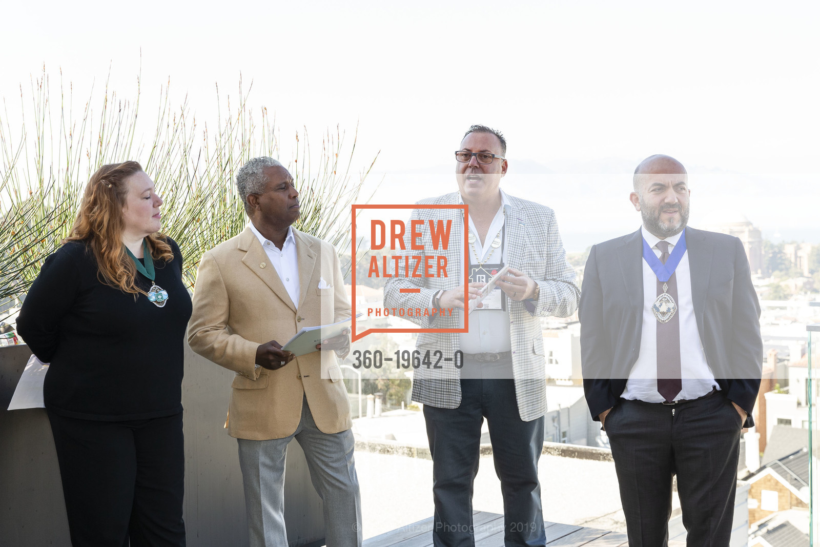 Joske Thompson, George Rosenfeld, Walid Moussa, Pacific Union/Compass Hosts Brunch for FIABCI, Private Residence, November 9th, 2019, Photo #360-19642-0 Joske Thompson, George Rosenfeld, Walid Moussa, Photo #360-19642-0