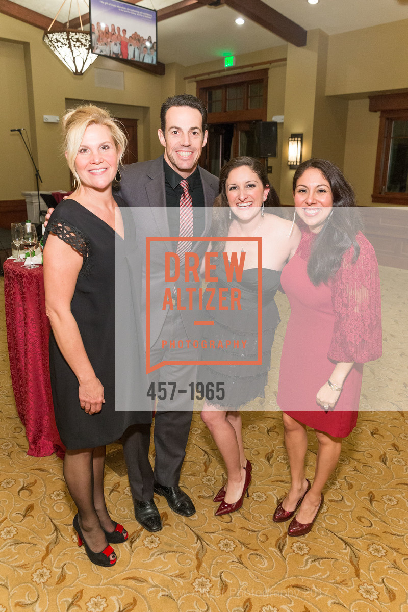 Erica Abrahamson, Joe Murphy, Danielle Kohn, Sarah Murphy, Music for Minors 40th Anniversary Gala, Los Altos Golf and Country Club. 1560 Country Club Drive, Los Altos, March 11th, 2017, Photo #457-1965 Erica Abrahamson, Joe Murphy, Danielle Kohn, Sarah Murphy, Photo #457-1965