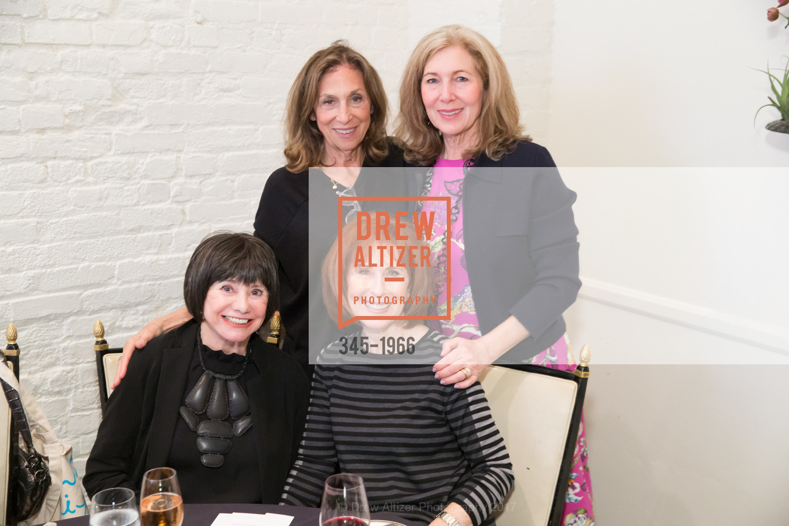 Jane Karsh, Libby Tate, Lori Carson, Janie Friend, Women Helping Women San Francisco 2017, Villa Taverna. 27 Hotaling Place, March 13th, 2017, Photo #345-1966 Jane Karsh, Libby Tate, Lori Carson, Janie Friend, Photo #345-1966
