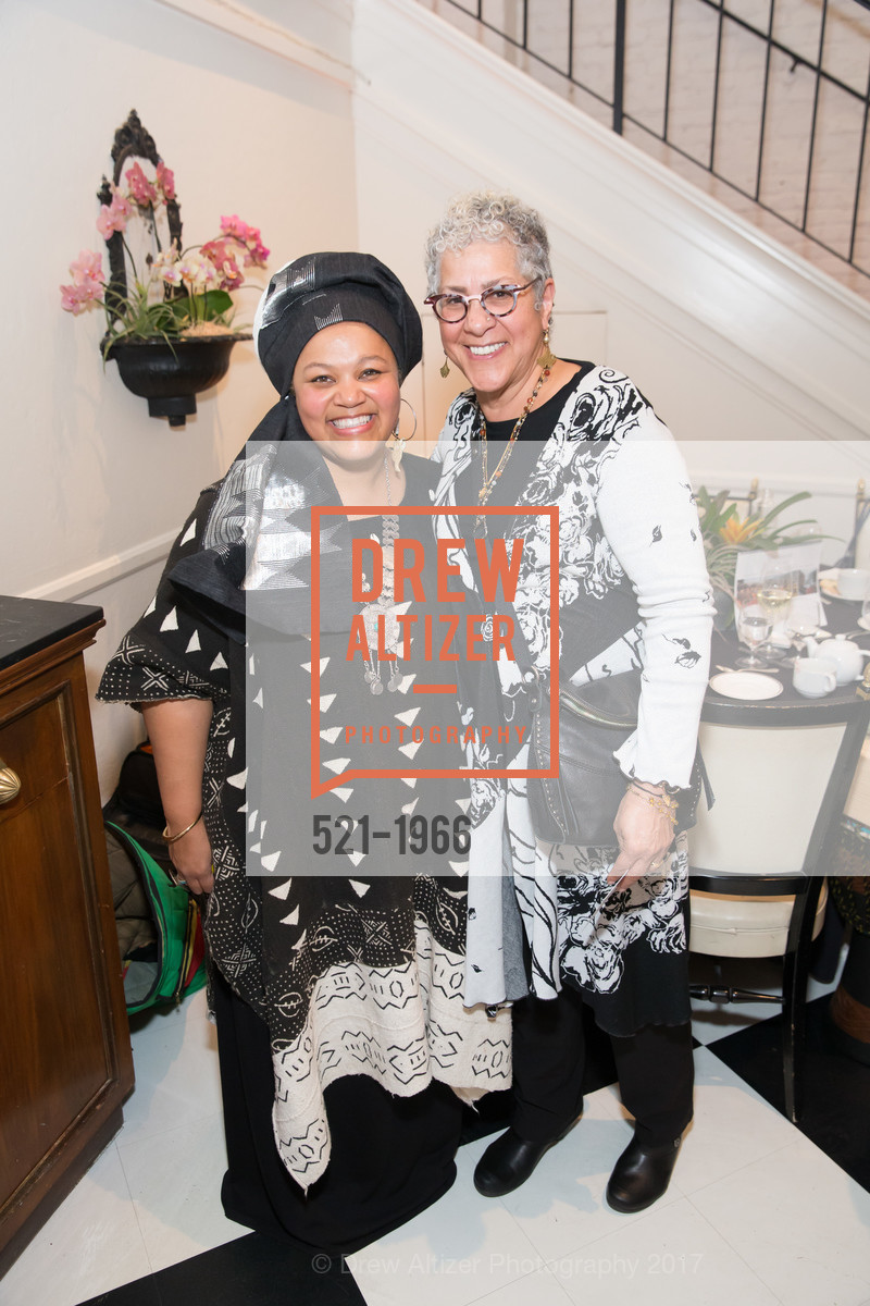 Amikaeyla Gaston, Shakti Butler, Women Helping Women San Francisco 2017, Villa Taverna. 27 Hotaling Place, March 13th, 2017, Photo #521-1966 Amikaeyla Gaston, Shakti Butler, Photo #521-1966