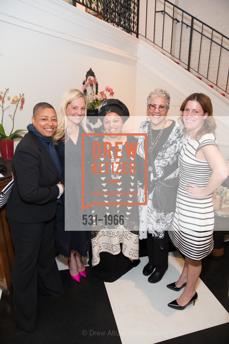 Susan Callender, Ariane Nalty, Amikaeyla Gaston, Shakti Butler, Charlotte Milan, Women Helping Women San Francisco 2017, Villa Taverna. 27 Hotaling Place, March 13th, 2017, Photo #531-1966 Susan Callender, Ariane Nalty, Amikaeyla Gaston, Shakti Butler, Charlotte Milan, Photo #531-1966