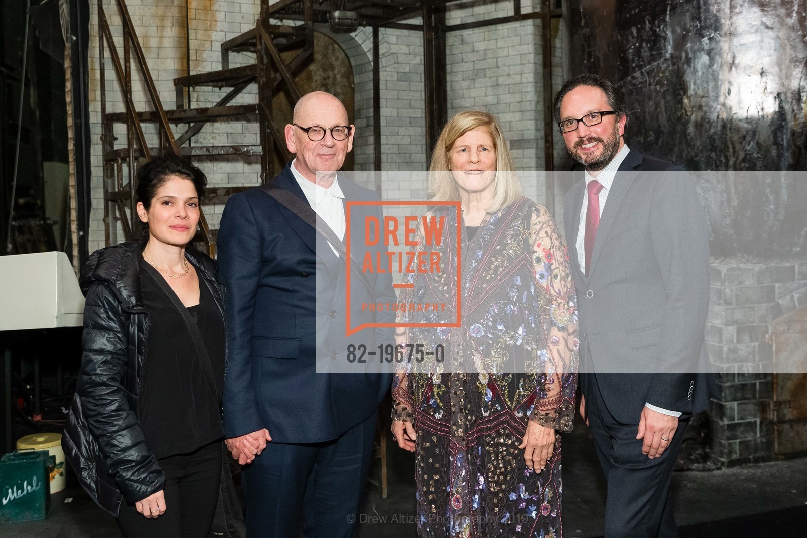 Danielle Urbas, Antony McDonald, Louise Gund, Matthew Shilvock, SF Opera Donor Award 2019, SF Opera House. 301 Van Ness Avenue, November 15th, 2019, Photo #82-19675-0 Danielle Urbas, Antony McDonald, Louise Gund, Matthew Shilvock, Photo #82-19675-0