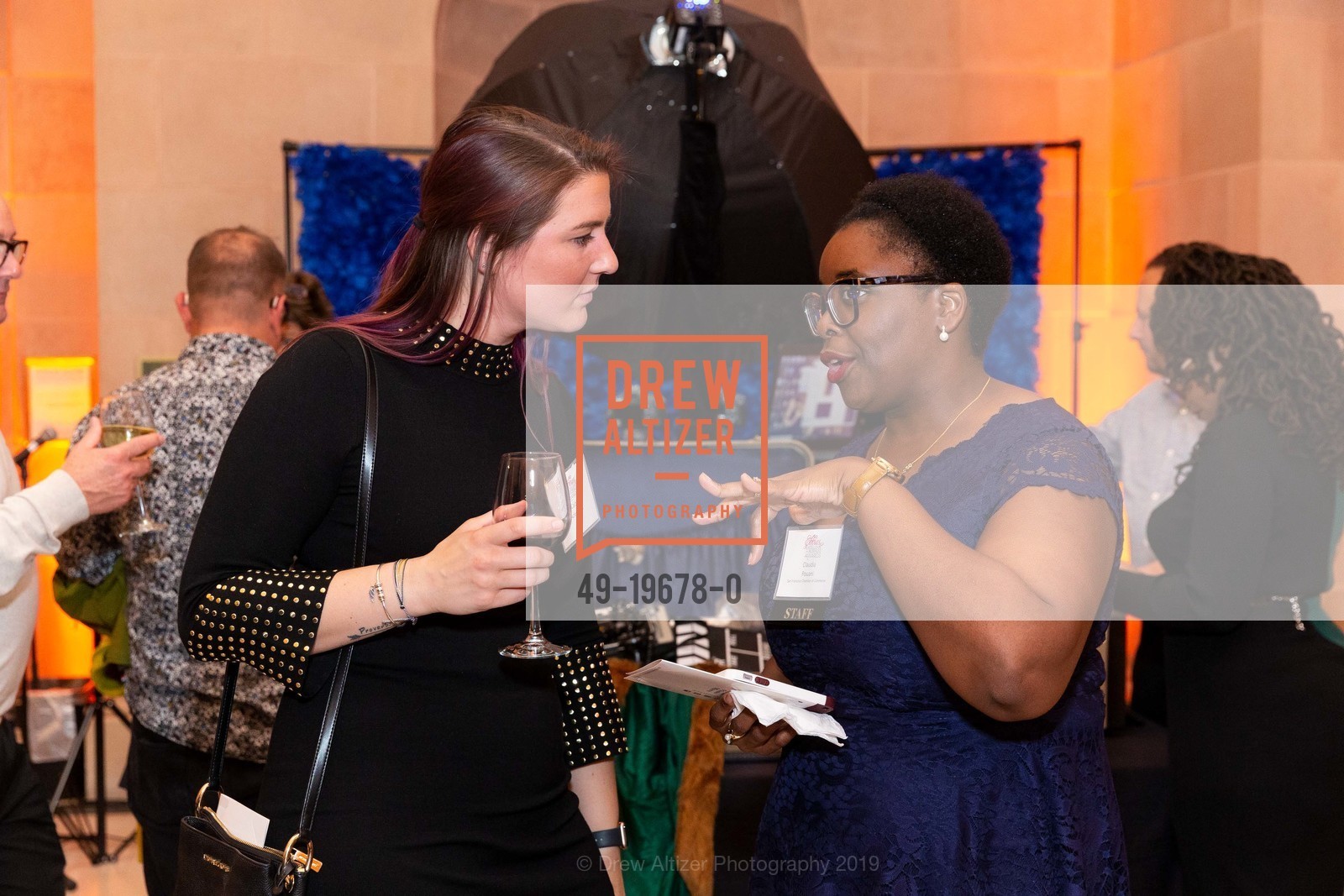 Caitlin Ackerman, Claudia Pouani, Ebbies - Excellence in Business Awards 2019, Herbst Theater. 401 Van Ness Ave, November 14th, 2019, Photo #49-19678-0 Caitlin Ackerman, Claudia Pouani, Photo #49-19678-0