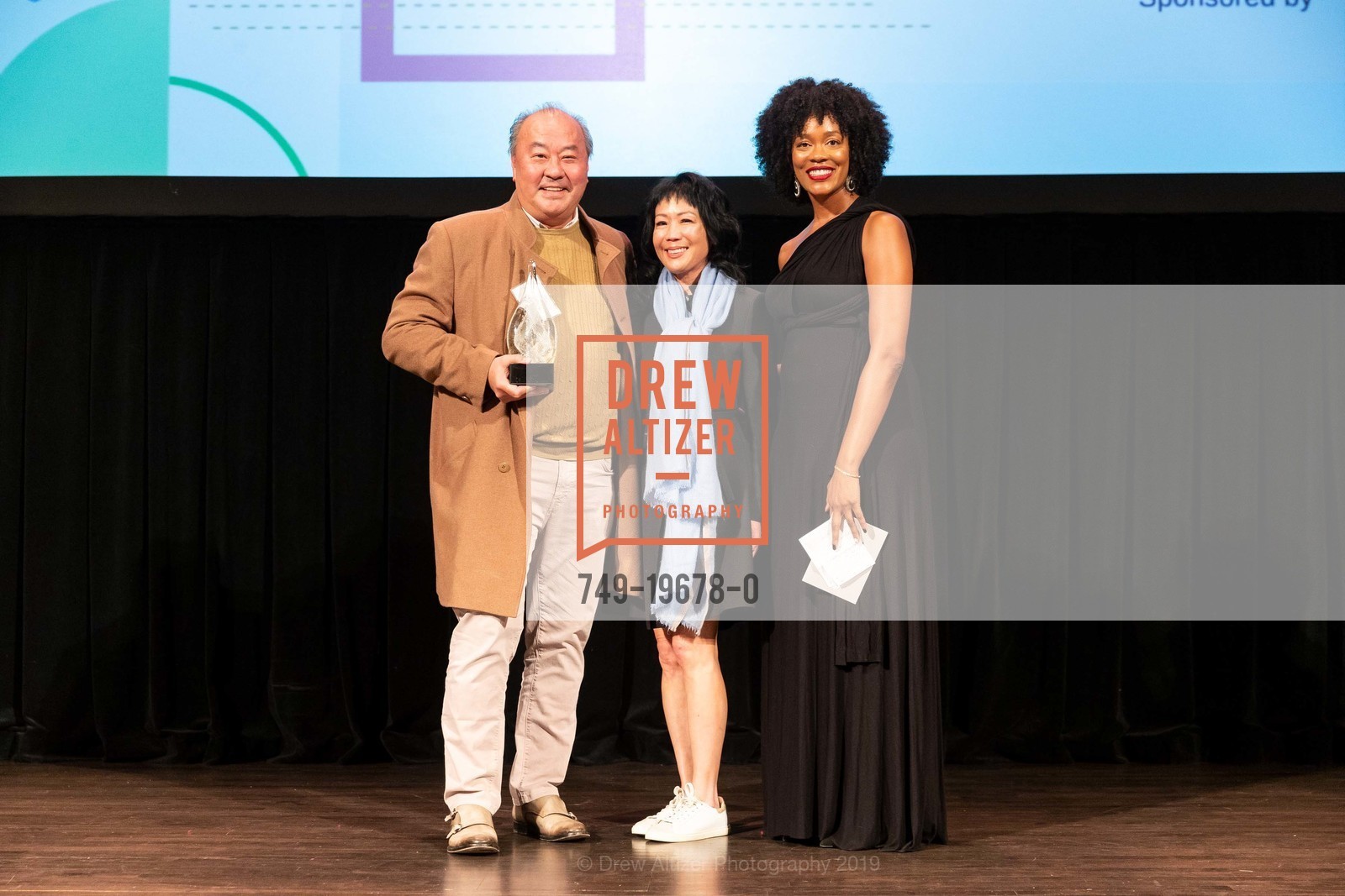 George Chen, Ashley McClarin, Ebbies - Excellence in Business Awards 2019, Herbst Theater. 401 Van Ness Ave, November 14th, 2019, Photo #749-19678-0 George Chen, Ashley McClarin, Photo #749-19678-0