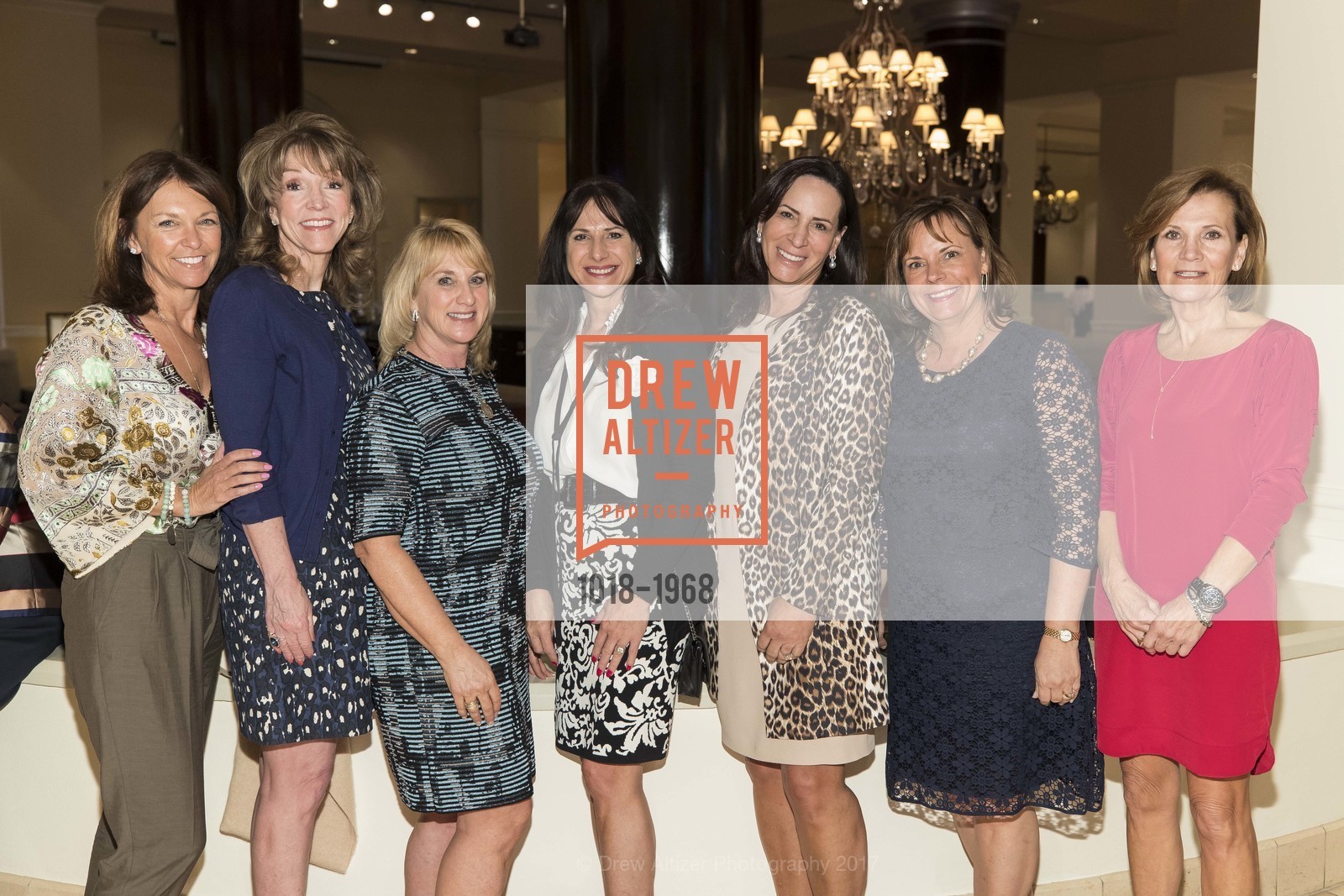 Christy Saso, Mary Danna, Dana Krouskup, Mary Lacerte, Julie Robson, Jennifer MacDon, Brenda McClennan, Stanford Medicine Women's Health Luncheon, Fairmont San Jose. 170 S Market St San Jose, California 95113, March 14th, 2017, Photo #1018-1968 Christy Saso, Mary Danna, Dana Krouskup, Mary Lacerte, Julie Robson, Jennifer MacDon, Brenda McClennan, Photo #1018-1968