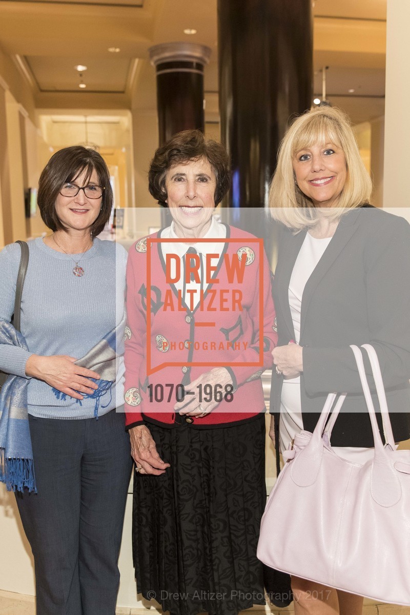 Jill Stanley, Joanne Prolo, Susan Lucas Taylor, Stanford Medicine Women's Health Luncheon, Fairmont San Jose. 170 S Market St San Jose, California 95113, March 14th, 2017, Photo #1070-1968 Jill Stanley, Joanne Prolo, Susan Lucas Taylor, Photo #1070-1968