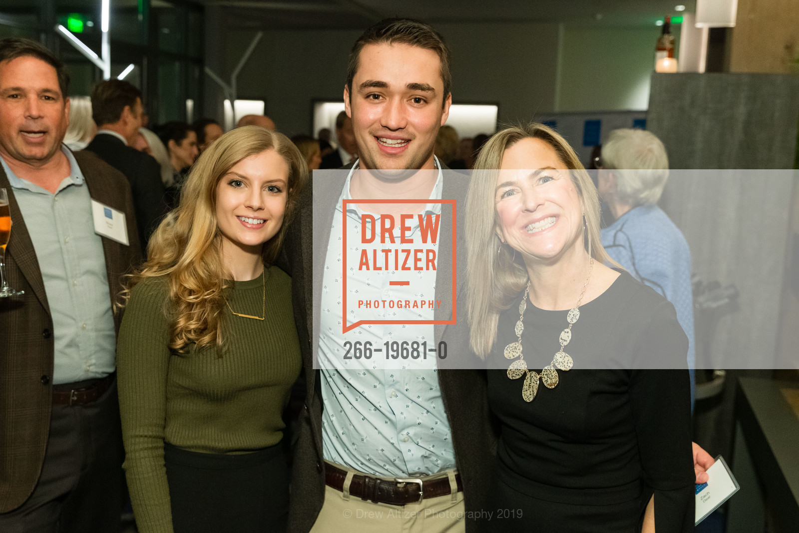 Zoe Collins, Zach Deal, Lisa Deal, Human Rights Watch Annual Voices for Justice Dinner 2019, Hotel Nia. 200 Independence Dr, November 14th, 2019, Photo #266-19681-0 Zoe Collins, Zach Deal, Lisa Deal, Photo #266-19681-0