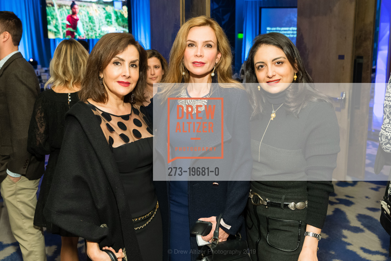 Mariam Hara, Angel Vossough, Yasmin Rouholiman, Human Rights Watch Annual Voices for Justice Dinner 2019, Hotel Nia. 200 Independence Dr, November 14th, 2019, Photo #273-19681-0 Mariam Hara, Angel Vossough, Yasmin Rouholiman, Photo #273-19681-0