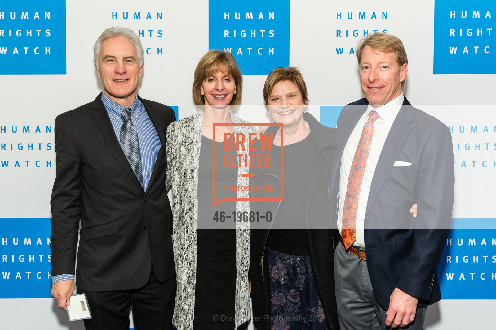 Dave Rebol, Karen Rebol, Felice Rebol, John Koval, Human Rights Watch Annual Voices for Justice Dinner 2019, Hotel Nia. 200 Independence Dr, November 14th, 2019, Photo #46-19681-0 Dave Rebol, Karen Rebol, Felice Rebol, John Koval, Photo #46-19681-0