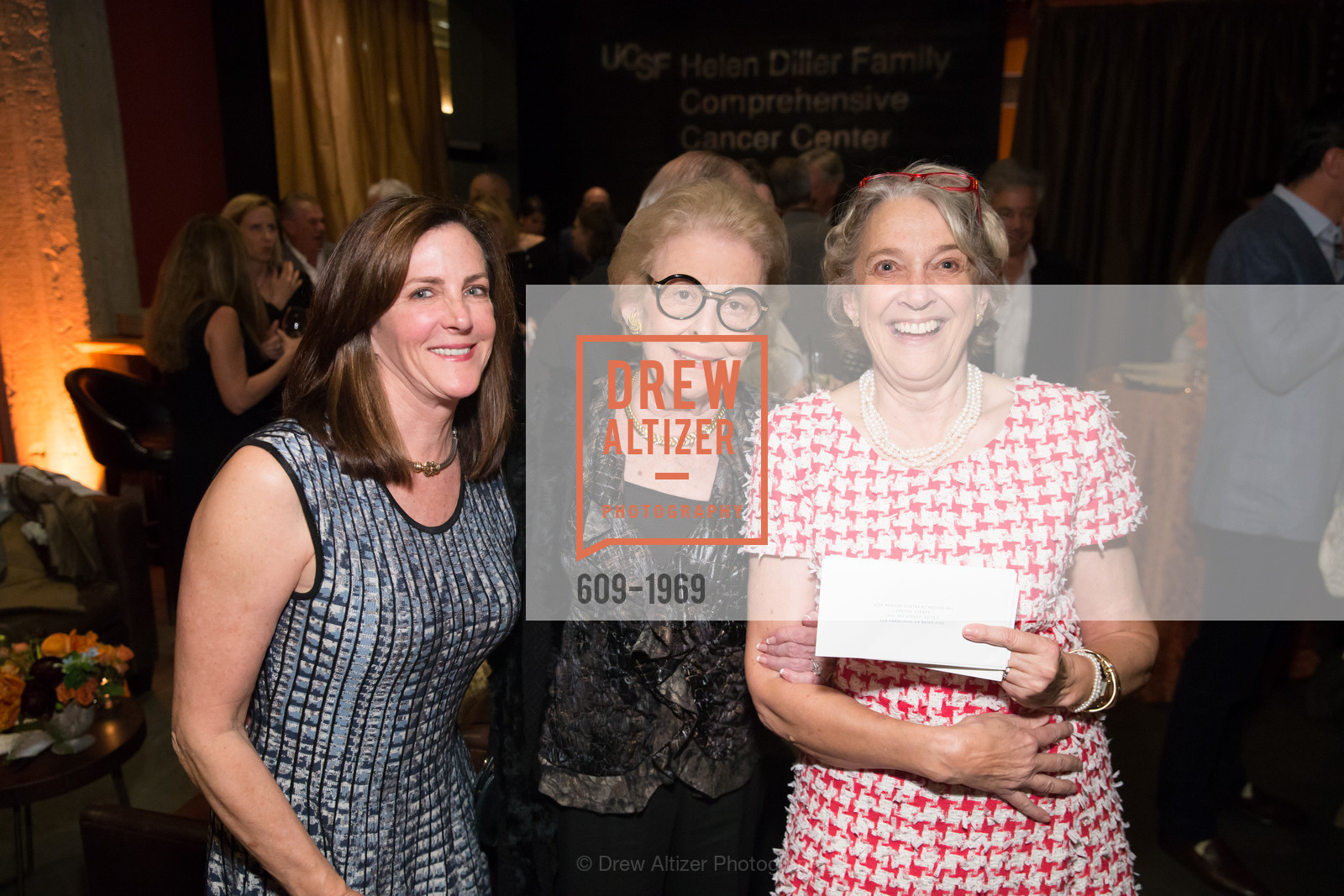 Lani Pringle, Peggy Jones, Marritje Greene, Hamilton-Benefitting the UCSF Gorgon Murray Caregiver Program, Dirty Water. 1355 Market Street, Photo #609-1969 Lani Pringle, Peggy Jones, Marritje Greene, Photo #609-1969