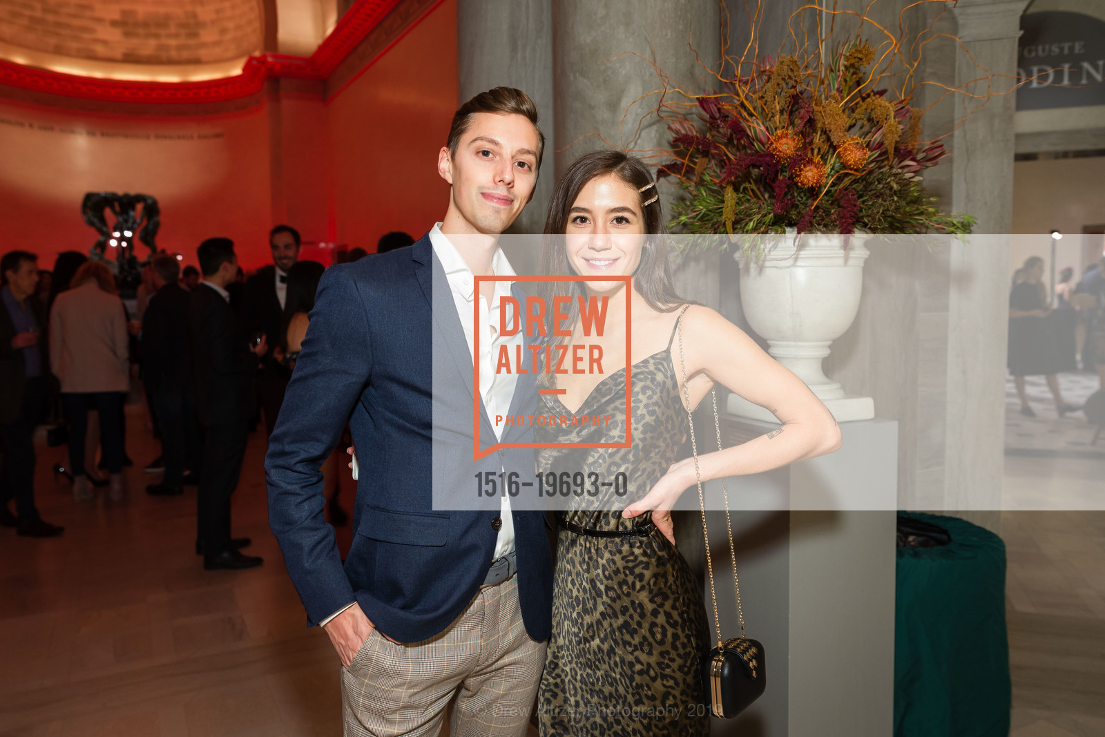 James Ellis, Chloe Zomnir, Tissot’s Fashion & Fame: An ArtPoint Cocktail Party, Legion of Honor, November 15th, 2019, Photo #1516-19693-0 James Ellis, Chloe Zomnir, Photo #1516-19693-0